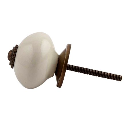 Cream Antique Fitting Ceramic Cabinet Knob